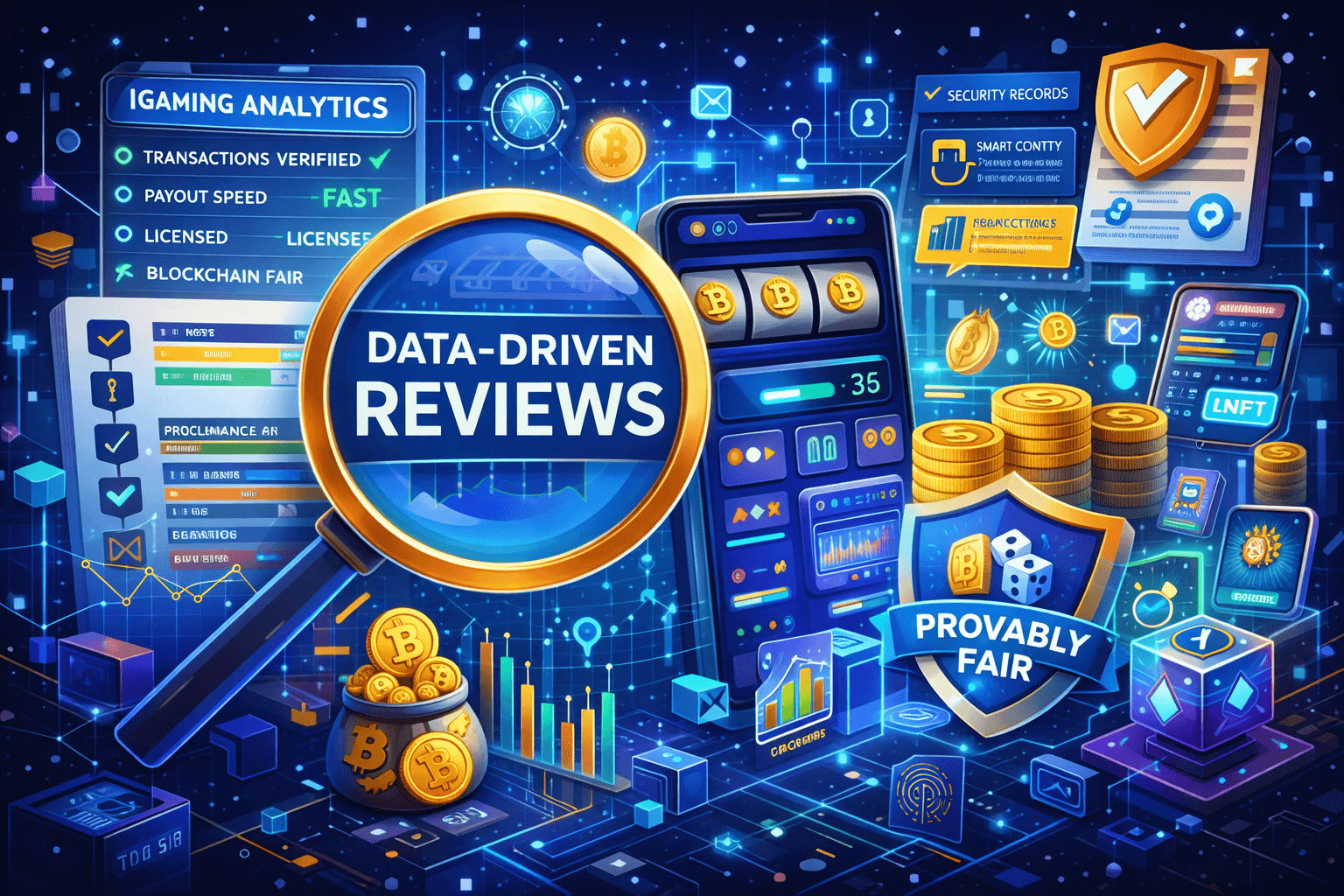 Data-driven crypto casino reviews with blockchain transparency and iGaming analytics